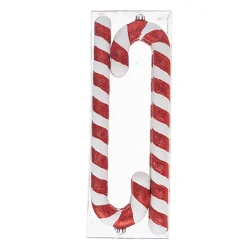 Online The Jolly Christmas Shop Raz 16.5" Box Of 4 Large Candy Cane Christmas Ornament 4216238
