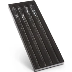 Best The Jolly Christmas Shop Raz 15" Box Of Glass Icicle Christmas Ornament Set 4424524
