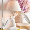Online The Jolly Christmas Shop Raz 19" Bunny And Baby Lamp With Shade Easter Decoration 4211113