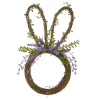 New The Jolly Christmas Shop Raz 19.5" Bunny Wreath With Lavender W4202229
