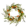 Discount The Jolly Christmas Shop Raz 22" Carrot And Mixed Floral Easter Wreath W4202218
