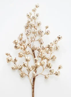 New The Jolly Christmas Shop Raz 28" Champagne Iced Berry Christmas Tree Spray F4306738