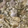 The Jolly Christmas Shop Raz 4" Champagne Jeweled Christmas Ornament With Bow 4427329