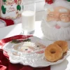 The Jolly Christmas Shop Raz 14.5" Classic Santa Face Christmas Serving Tray 4457657
