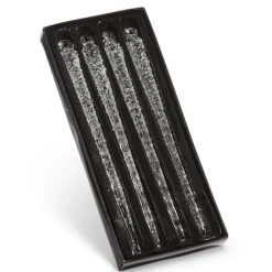 Online The Jolly Christmas Shop Raz 9" Clear Glass Icicle Christmas Ornament Set Box Of 4 4422897