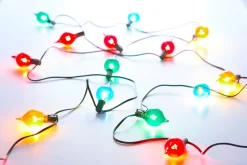 Clearance The Jolly Christmas Shop Raz 14' Connectable Shiny Kismet String Multicolor Lights L4237037