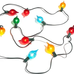 Clearance The Jolly Christmas Shop Raz 14' Connectable Shiny Kismet String Multicolor Lights L4237037