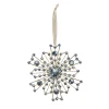 Clearance The Jolly Christmas Shop Raz 5" Cool Blue Jewel Snowflake Christmas Ornament 4413519