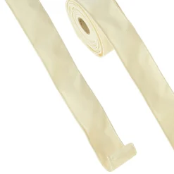 Discount The Jolly Christmas Shop Raz 2.5" Cream Velvet Wired Christmas Ribbon R4371820