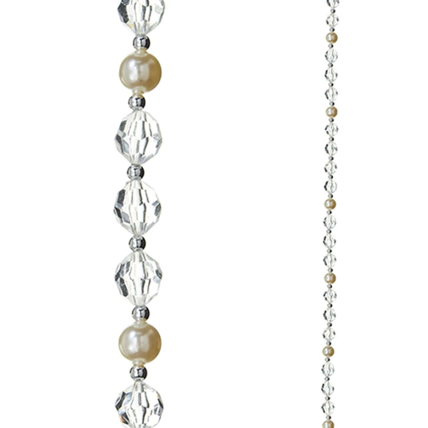 Clearance The Jolly Christmas Shop Raz 6' Crystal And Pearl Christmas Tree Garland G4216330
