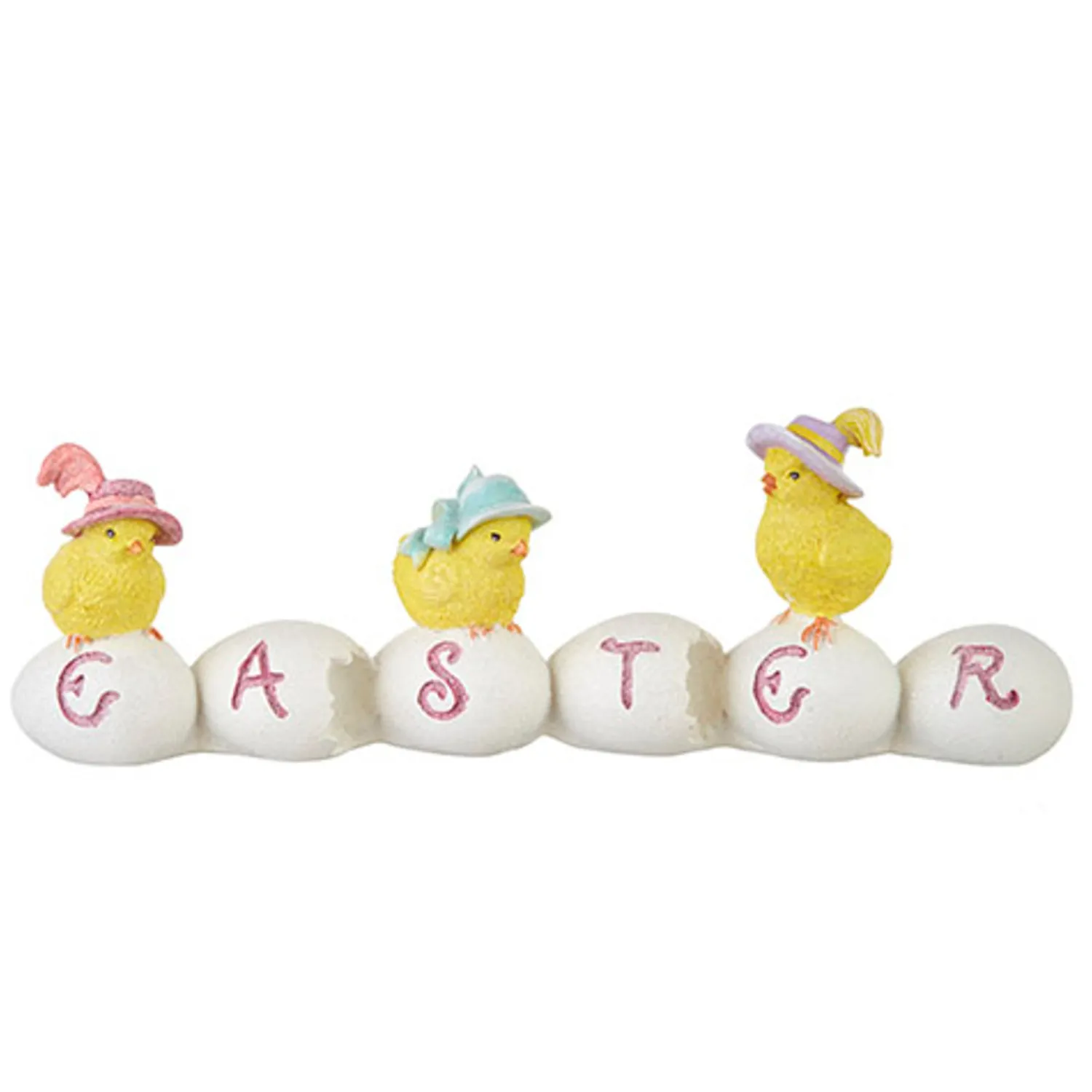 Discount The Jolly Christmas Shop Raz 11" Easter Chicks On Eggs Easter Decoration 4211095