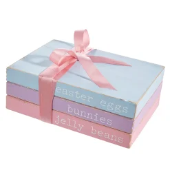 Sale The Jolly Christmas Shop Raz 8" Easter Faux Stacked Books 4327985