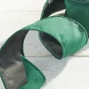 Clearance The Jolly Christmas Shop Raz 2.5" Emerald Green Wired Christmas Ribbon R4027799