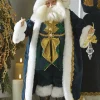 Sale The Jolly Christmas Shop Raz 24.25" Evergreen And Gold Santa Figure Christmas Decoration 4202398