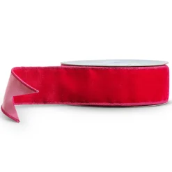 Outlet The Jolly Christmas Shop Raz 2.5" Fuchsia Pink Velvet Wired Christmas Ribbon R4427786