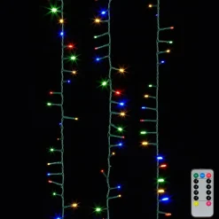 New The Jolly Christmas Shop Raz 8 Function Multi Color LED 73' Christmas Snake Compact 1000 Lights G3737057