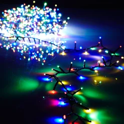 New The Jolly Christmas Shop Raz 8 Function Multi Color LED 73' Christmas Snake Compact 1000 Lights G3737057