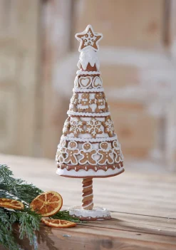 The Jolly Christmas Shop Raz 14" Gingerbread Cookie Tree Christmas Decoration 4416147