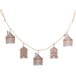 New The Jolly Christmas Shop Raz 4' Gingerbread House Beaded Christmas Tree Garland G4406642