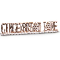 Online The Jolly Christmas Shop Raz 20" Gingerbread Lane Cut Out Christmas Sign Decoration 4416262