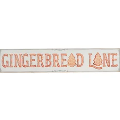 Best The Jolly Christmas Shop Raz 28" Gingerbread Lane Wooden Christmas Sign 4428085