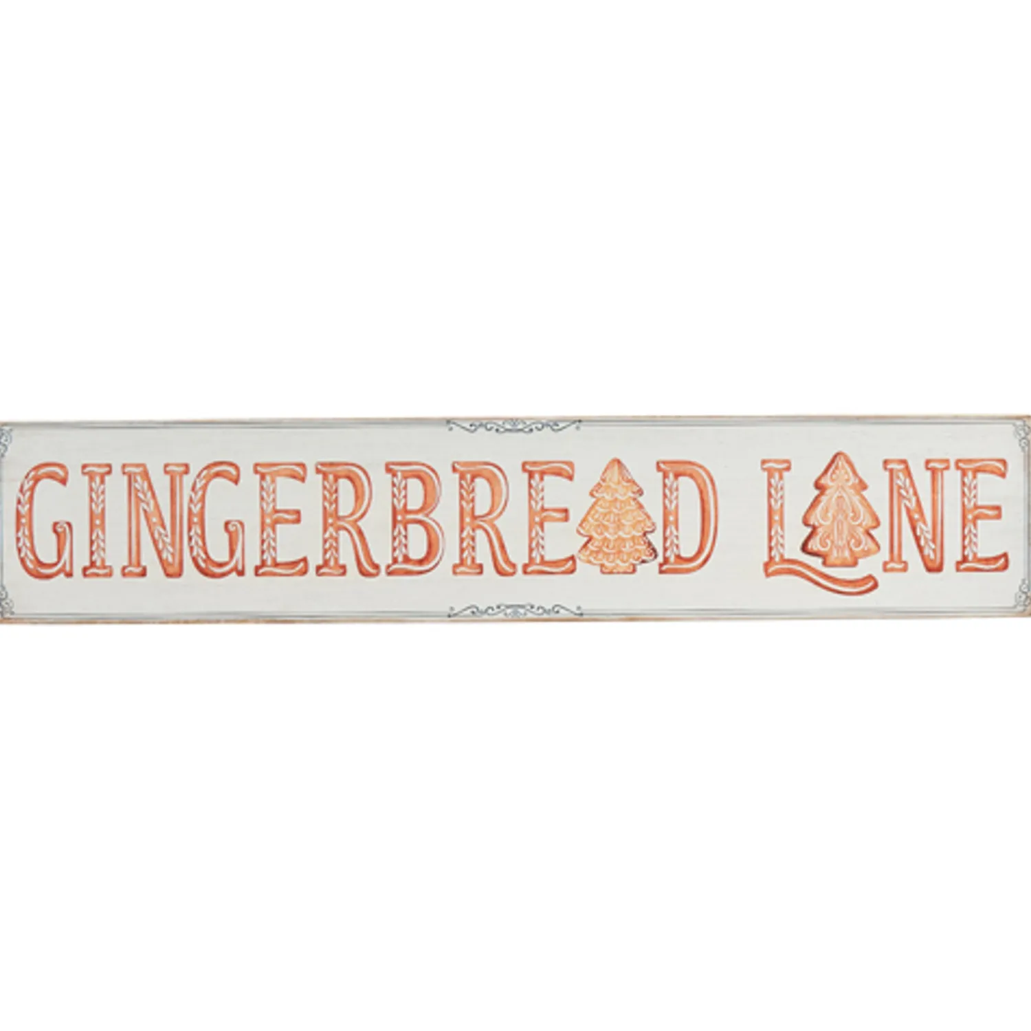 Best The Jolly Christmas Shop Raz 28" Gingerbread Lane Wooden Christmas Sign 4428085