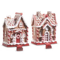 Outlet The Jolly Christmas Shop Raz 6.5" Gingerbread Stocking Holder 4316090