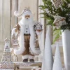 Online The Jolly Christmas Shop Raz 18" Gingham Gingerbread Christmas Santa Figure 4415585