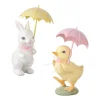 Sale The Jolly Christmas Shop Raz 7" Glittered Bunny Or Duckling Easter Decoration 4210188