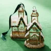 Outlet The Jolly Christmas Shop Raz 5" Gold And Clear Church Glass Christmas Ornament 4324586