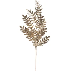 Sale The Jolly Christmas Shop Raz 16" Gold Fern Leaf Christmas Tree Spray F4406639