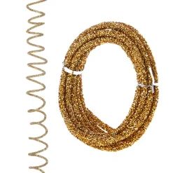 New The Jolly Christmas Shop Raz 10' Gold Glittered Rope Christmas Tree Garland G4206838