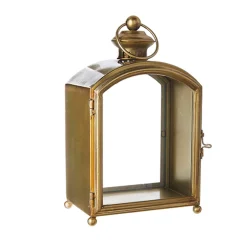 Clearance The Jolly Christmas Shop Raz 12.5" Gold Metal Lantern Christmas Decoration 4228003