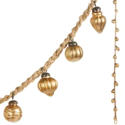 Online The Jolly Christmas Shop Raz 6' Gold Ornament Rope Christmas Tree Garland G4300720