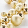 Clearance The Jolly Christmas Shop Raz 4' Gold Plastic Ball Christmas Garland G8382770