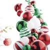 Online The Jolly Christmas Shop Raz 4' Green, Red, And White Mixed Ball Christmas Garland G4032704