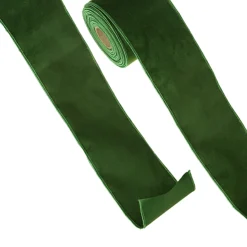 Sale The Jolly Christmas Shop Raz 4" Green Velvet Wired Christmas Ribbon R4371809