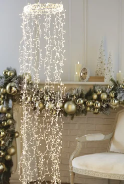 New The Jolly Christmas Shop Raz 5.5' Hanging Pendant Cluster Light Christmas Decoration L4240615