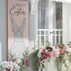 Clearance The Jolly Christmas Shop Raz 47.5" Happy Easter Bunny Porch Sign 4327989