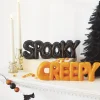 Best The Jolly Christmas Shop Raz 11.75" High Shine Creepy Or Spooky Halloween Word Art Decoration 4209882