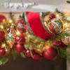 Hot The Jolly Christmas Shop Raz 4" Holly Leaf Glass Christmas Ornament 4424547