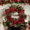Clearance The Jolly Christmas Shop Raz 28" Iced Berry And Ornament Christmas Wreath W4302480