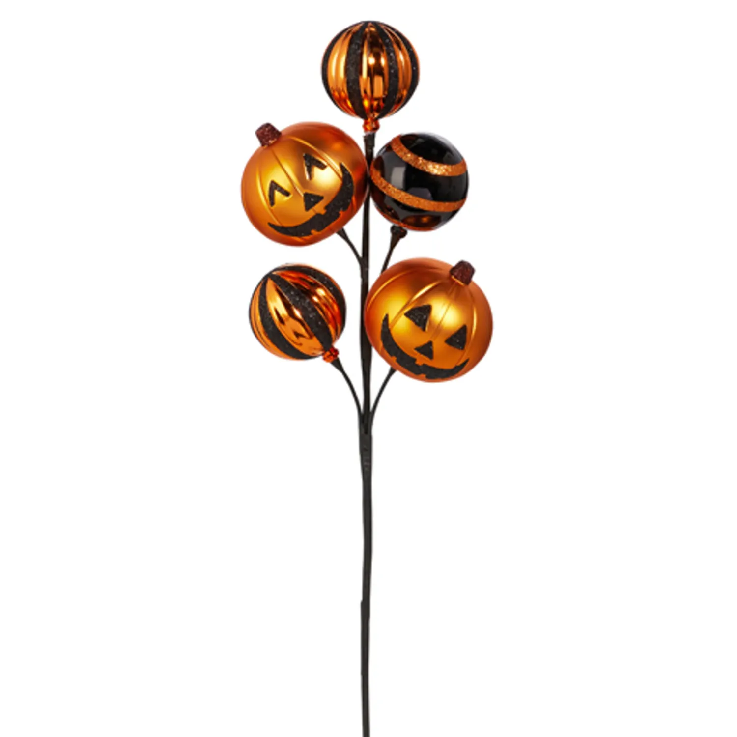 The Jolly Christmas Shop Raz 16" Jack O Lantern Ball Halloween Spray F4432764
