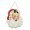 Sale The Jolly Christmas Shop Raz 12" Large Classic Santa Metal Christmas Ornament Or Sign 4411210