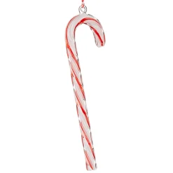 The Jolly Christmas Shop Raz 9.5" Large Glass Candy Cane Glass Christmas Ornament 4224561