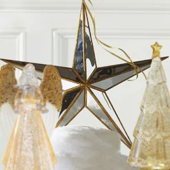 Online The Jolly Christmas Shop Raz 15" Large Gold Mirrored Star Christmas Ornament 4016149
