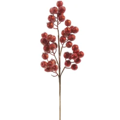 Hot The Jolly Christmas Shop Raz 24" Large Iced Red Berry Christmas Tree Spray F4406655