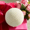 Outlet The Jolly Christmas Shop Raz 5" Large Pearl Ball Christmas Ornament 4302379