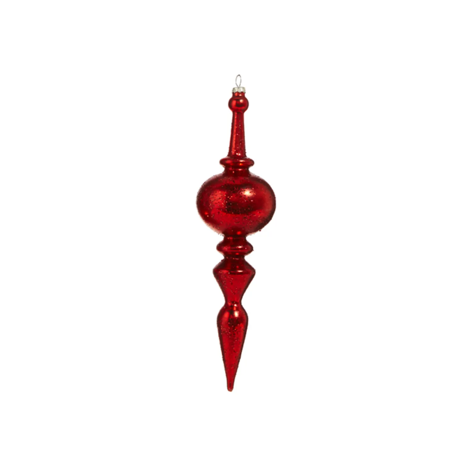Outlet The Jolly Christmas Shop Raz 12" Large Red Textured Glass Final Christmas Ornament 4324537