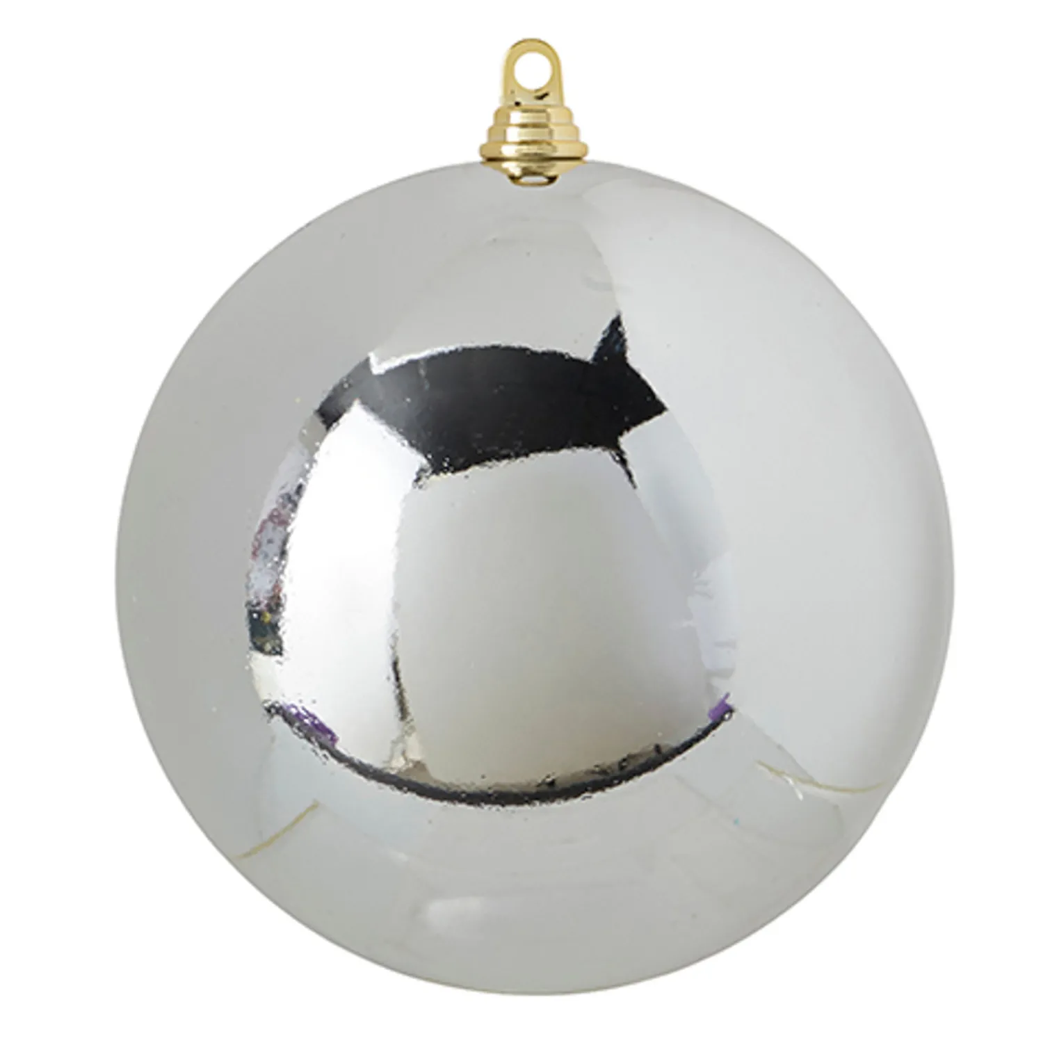 Online The Jolly Christmas Shop Raz 10" Large Shiny Silver Ball Christmas Ornament 4214857